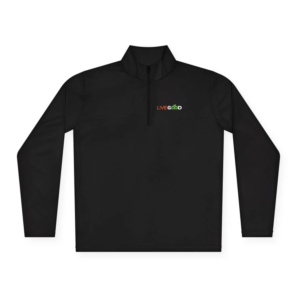 LiveGood Unisex Quarter-Zip Pullover - alternate view