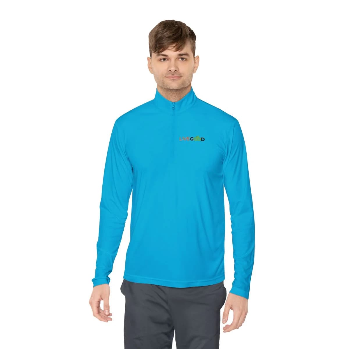 LiveGood Unisex Quarter-Zip Pullover — view 13