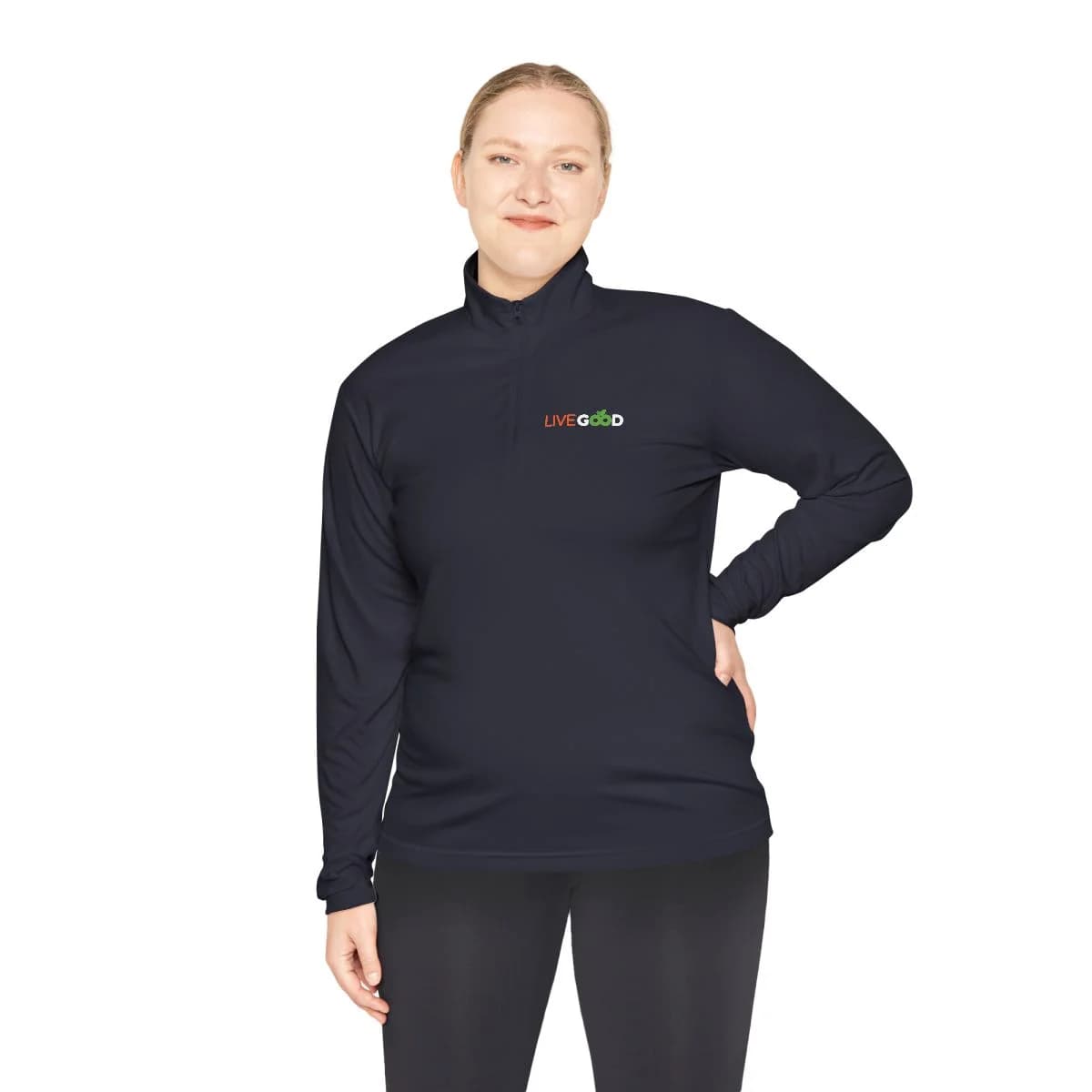 LiveGood Unisex Quarter-Zip Pullover — view 15