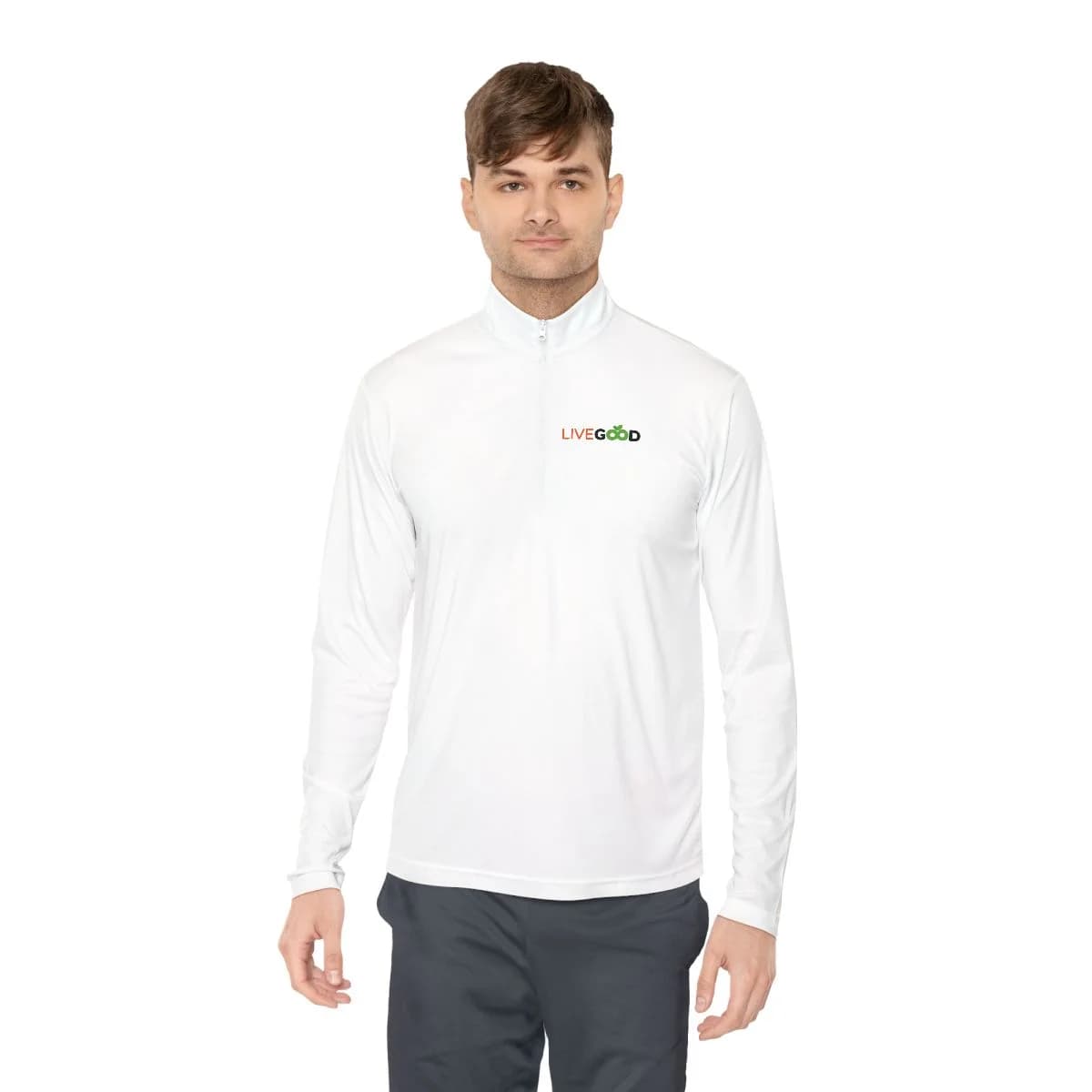 LiveGood Unisex Quarter-Zip Pullover — view 7