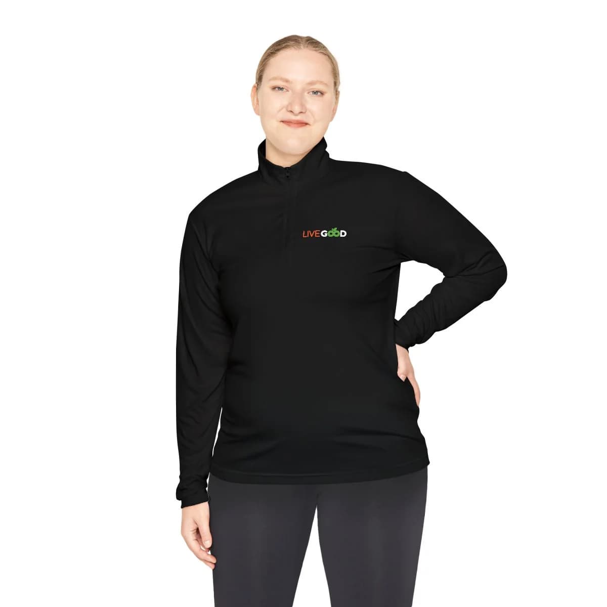LiveGood Unisex Quarter-Zip Pullover — view 9