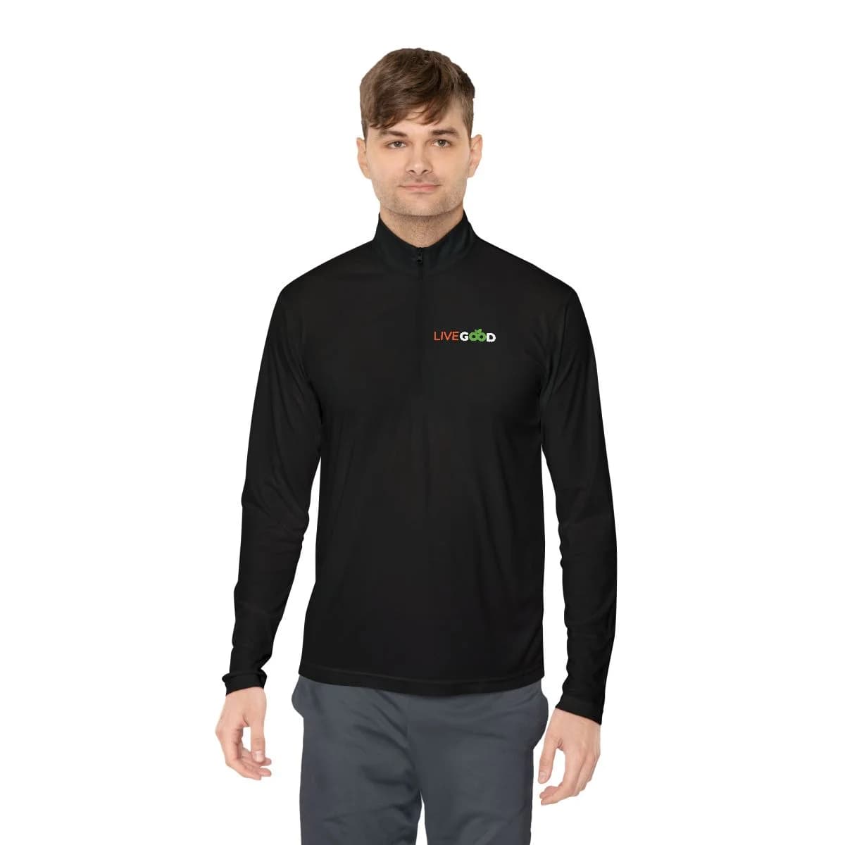 LiveGood Unisex Quarter-Zip Pullover — view 10
